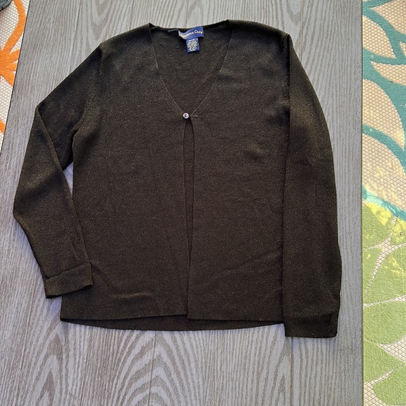 Charter Club Sparkly Cardigan & Tank - Like New - Picture 2 of 8